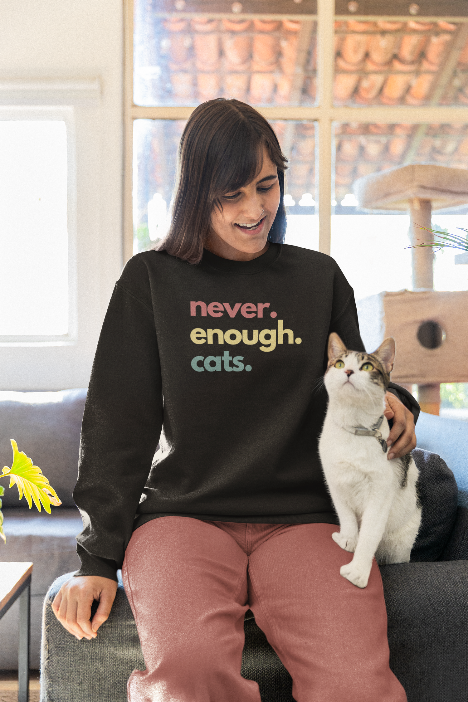 never enough cats sweater