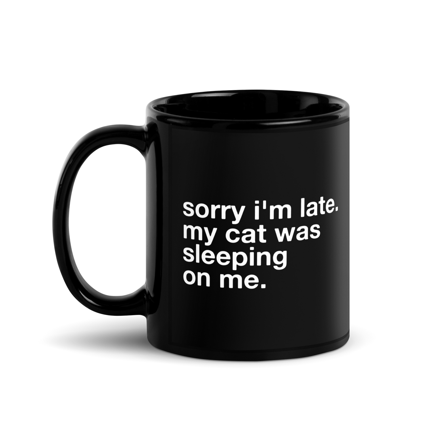 sorry i'm late. - Mug