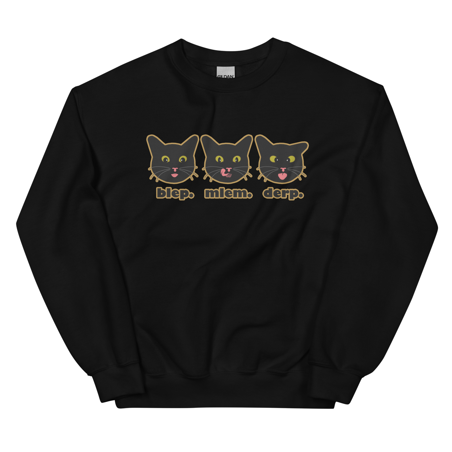 blep. mlem. derp. - Unisex Crewneck Sweatshirt