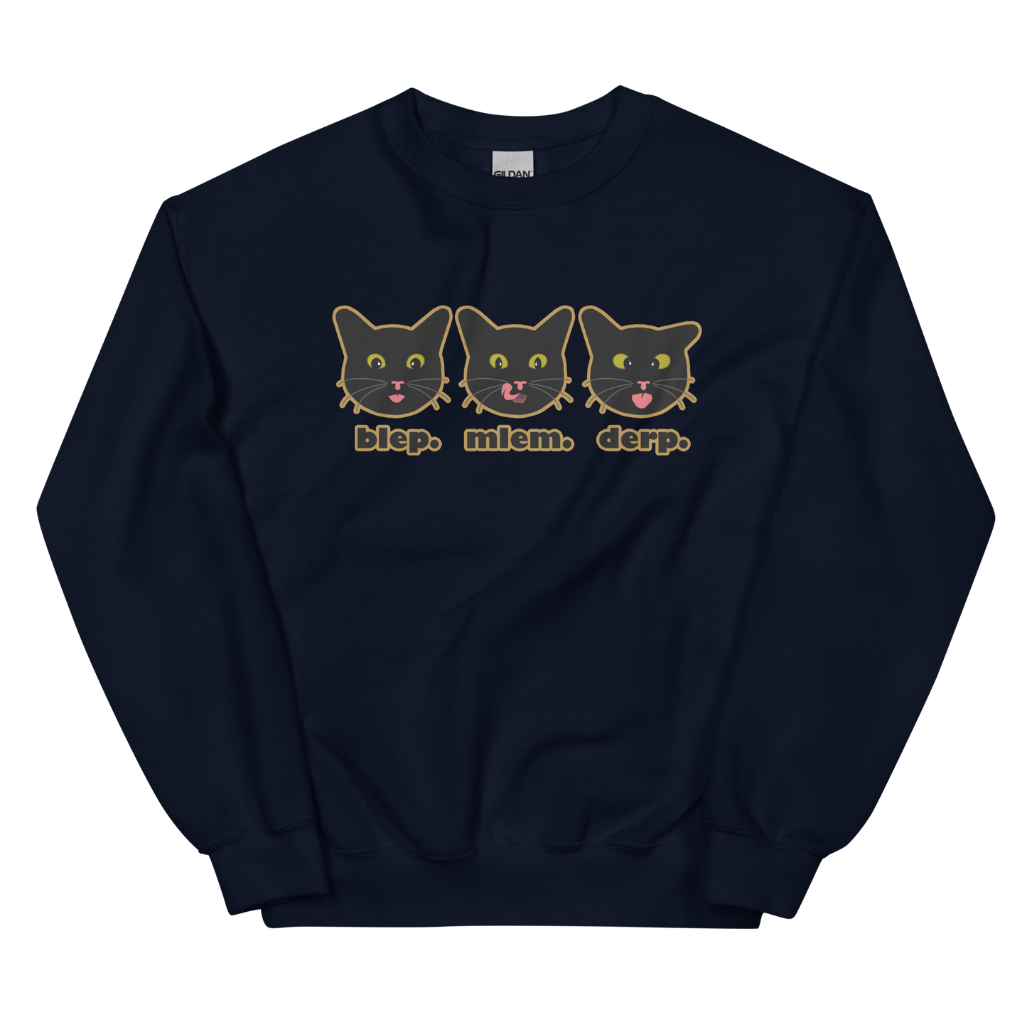 blep. mlem. derp. - Unisex Crewneck Sweatshirt