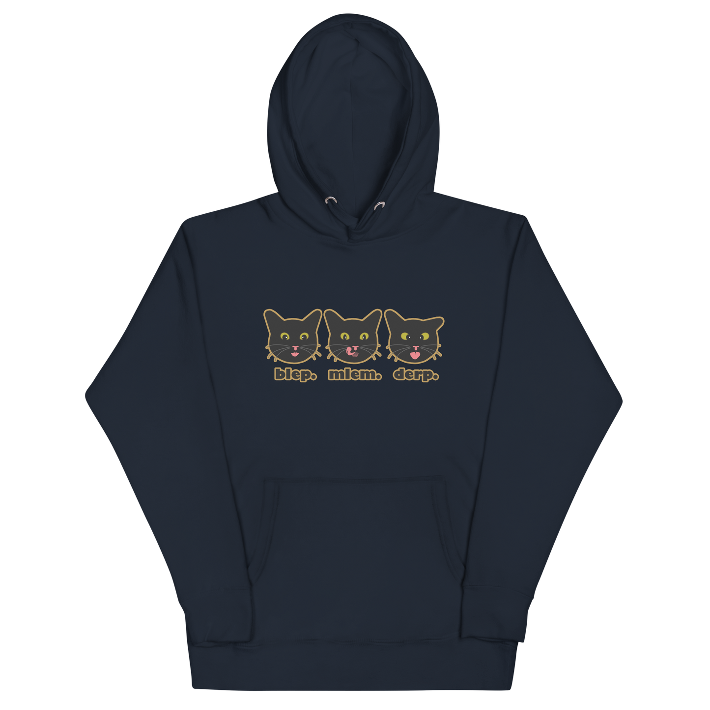 blep. mlem. derp. - Unisex Premium Hoodie