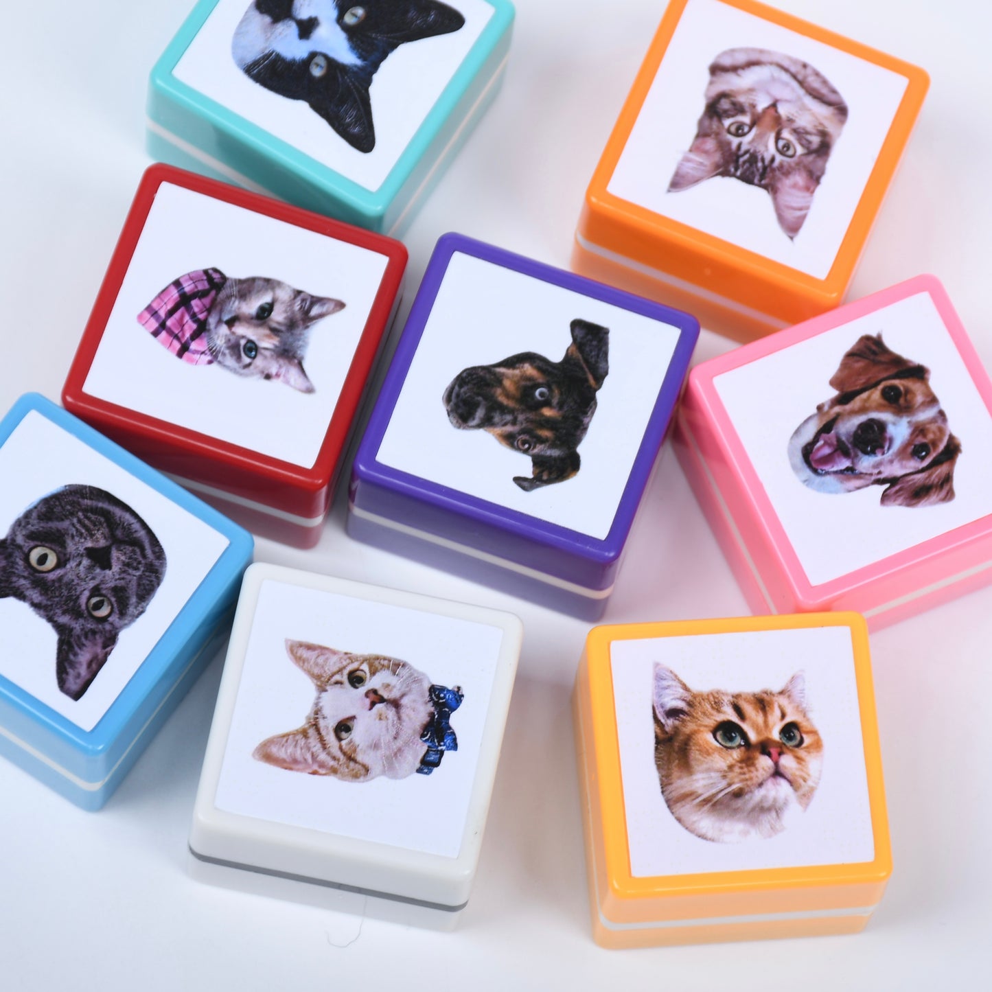 custom pet portrait stamp