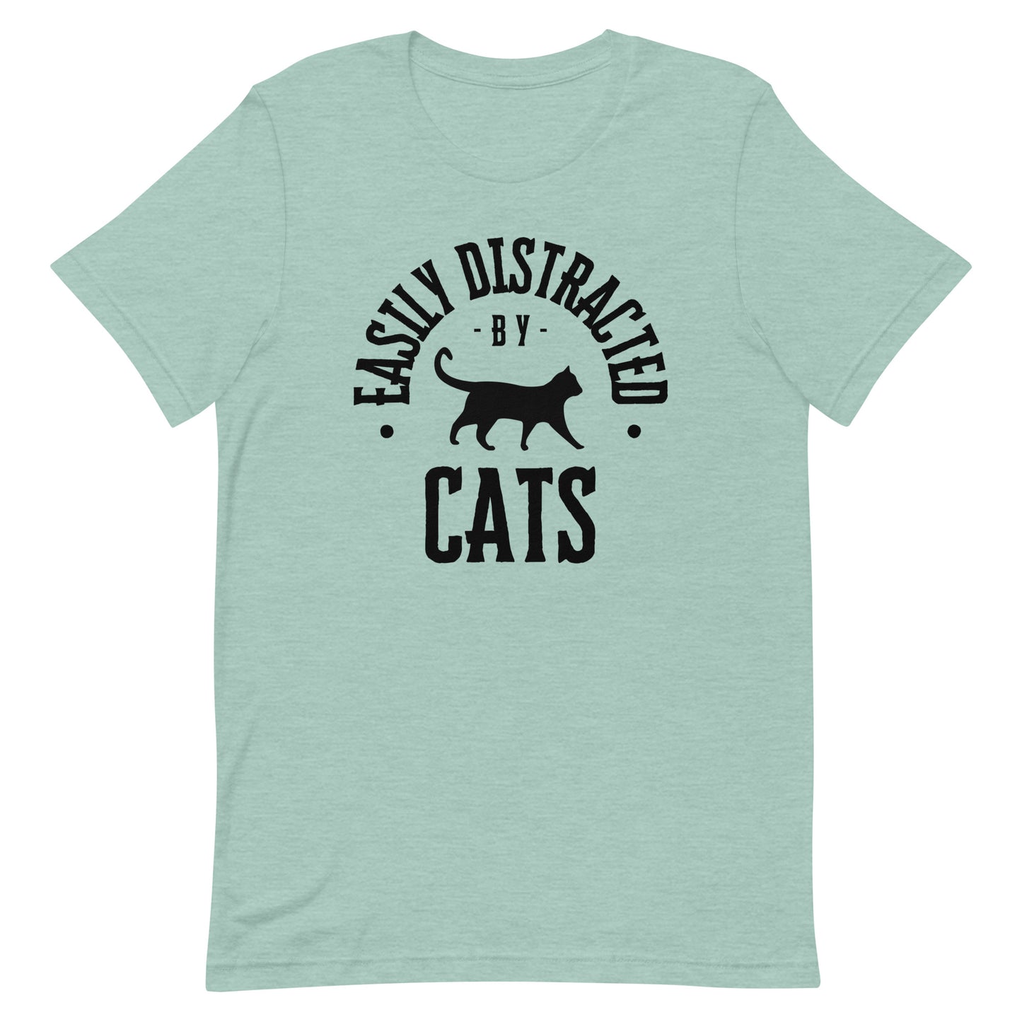 easily distracted by cats - Unisex Classic Tee