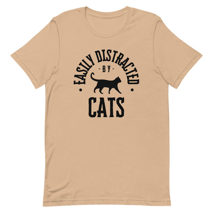 easily distracted by cats - Unisex Classic Tee