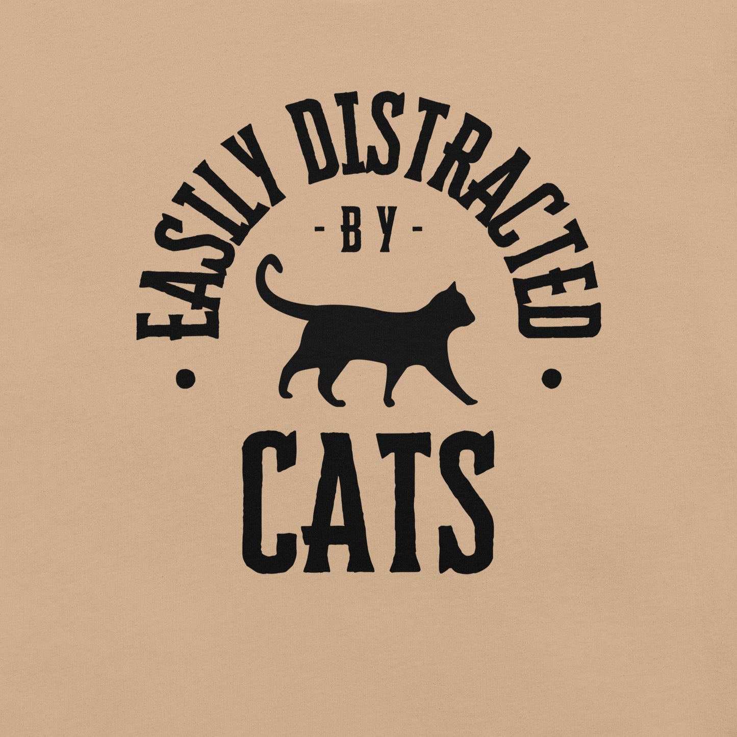 easily distracted by cats - Unisex Classic Tee