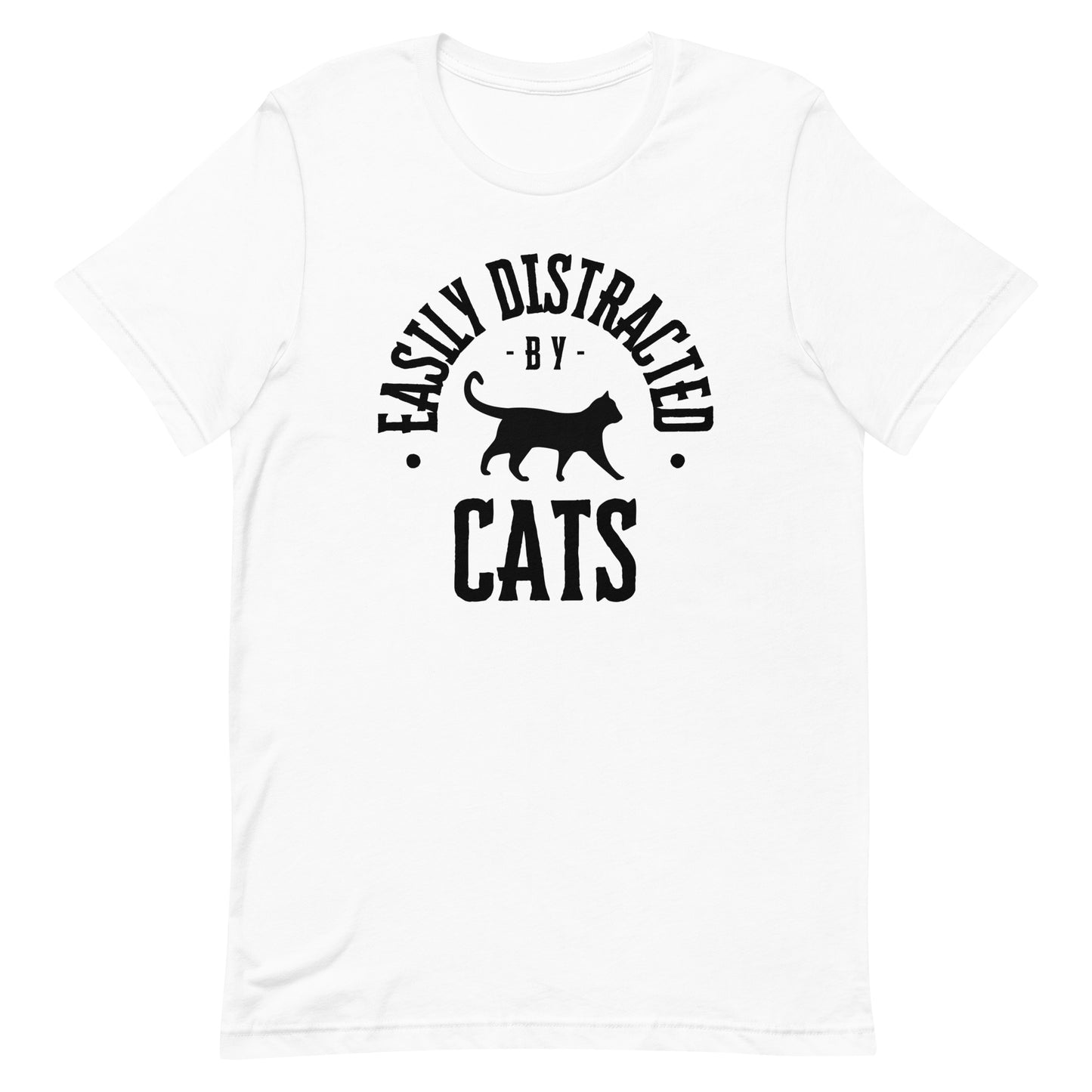 easily distracted by cats - Unisex Classic Tee