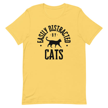 easily distracted by cats - Unisex Classic Tee